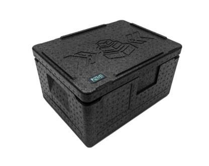 Контейнер 400х300х220 14л. изотермический, с датчиком температуры, с крышкой, плотность 55